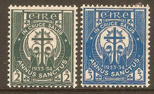 Ireland 1933 "Holy Year" Set. SG96-SG97.